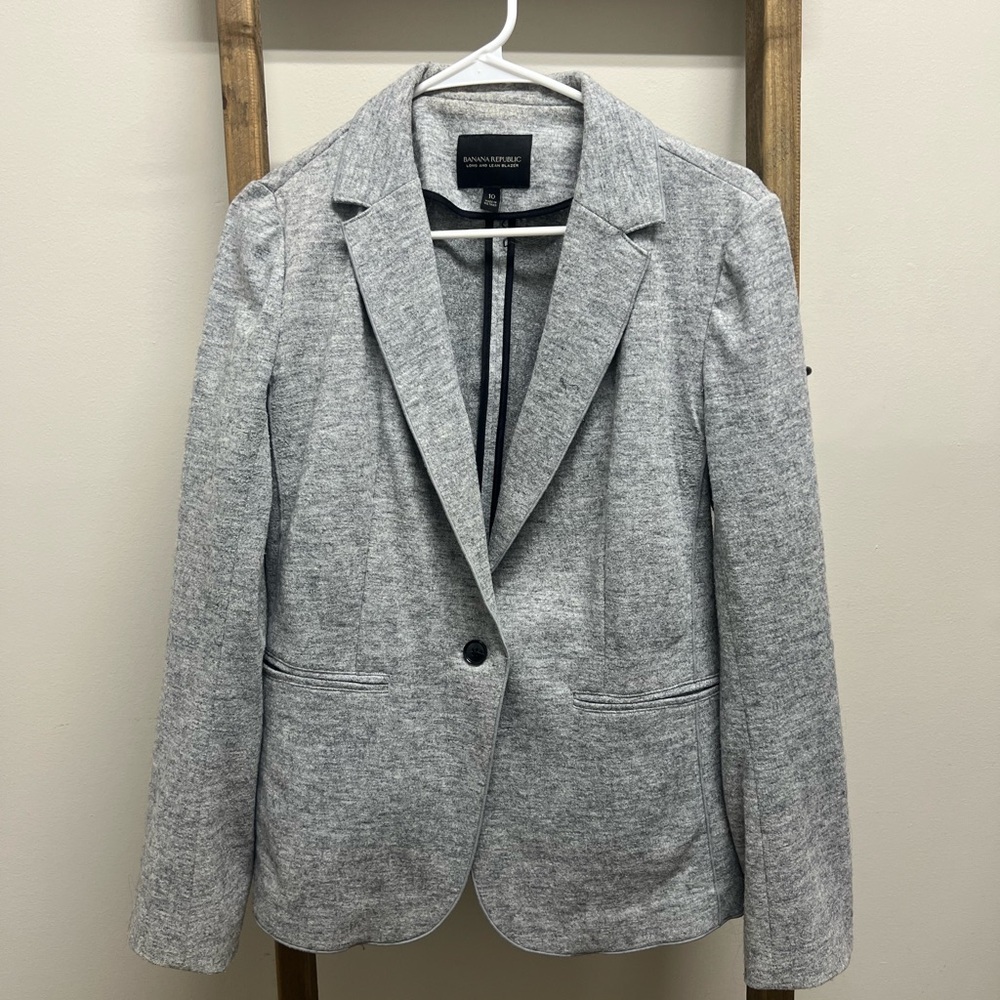 Banana Republic Gray Women's Blazer